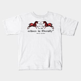 Stoic Quote from Marcus Aurelius Kids T-Shirt